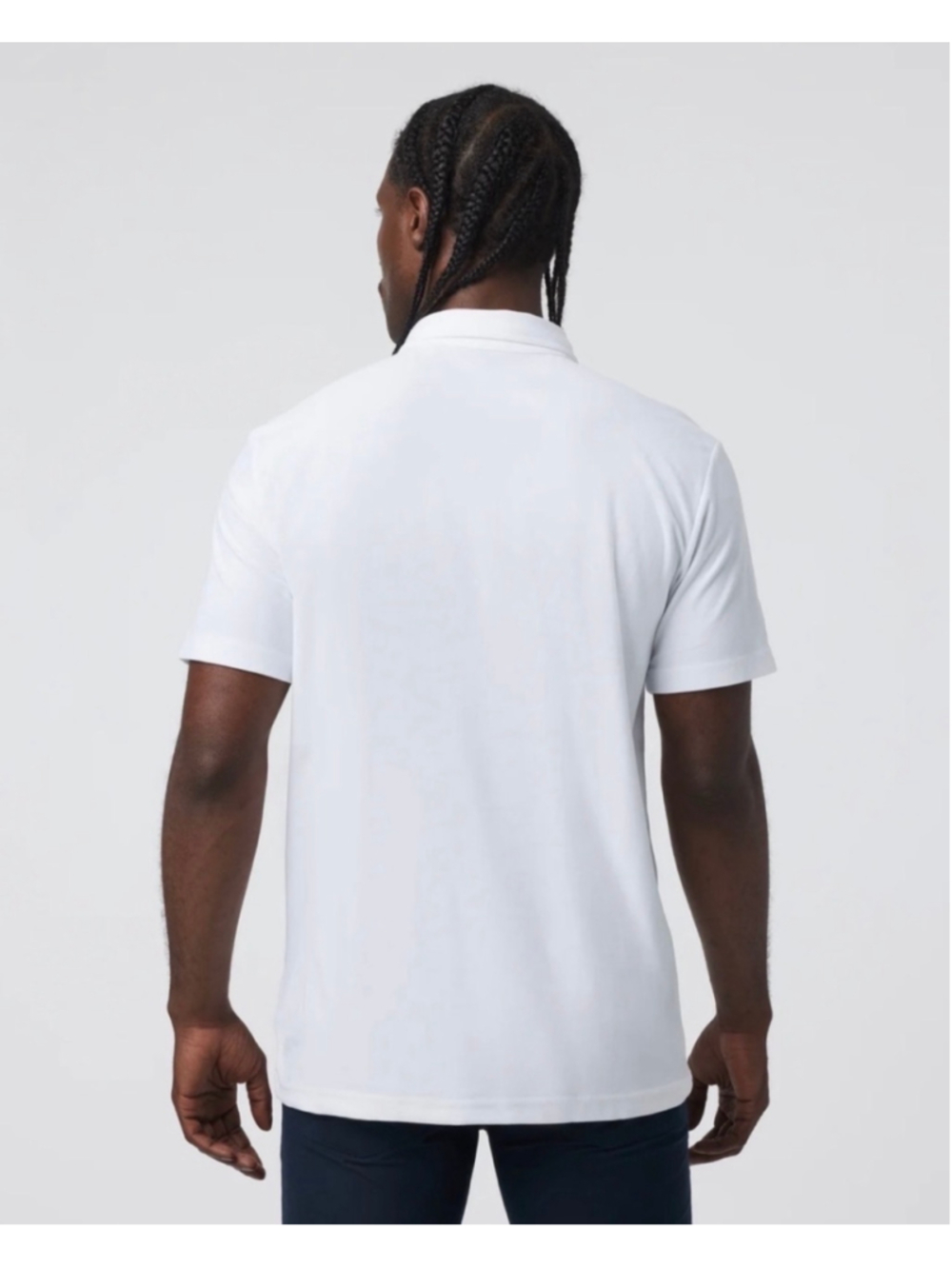Men's Vuori Short Sleeve Button-Down Shirt White Size S